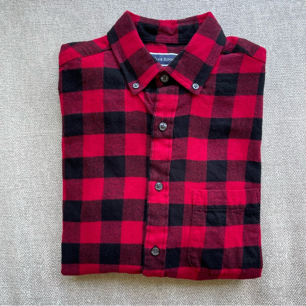 Club Room Buffalo Plaid Flannel